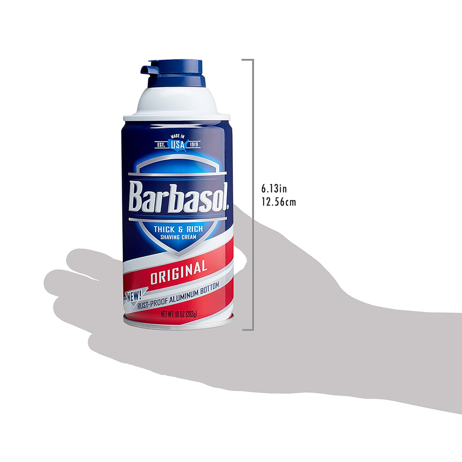 Barbasol Original Thick And Rich Cream Men Shaving Cream, 10 Ounce