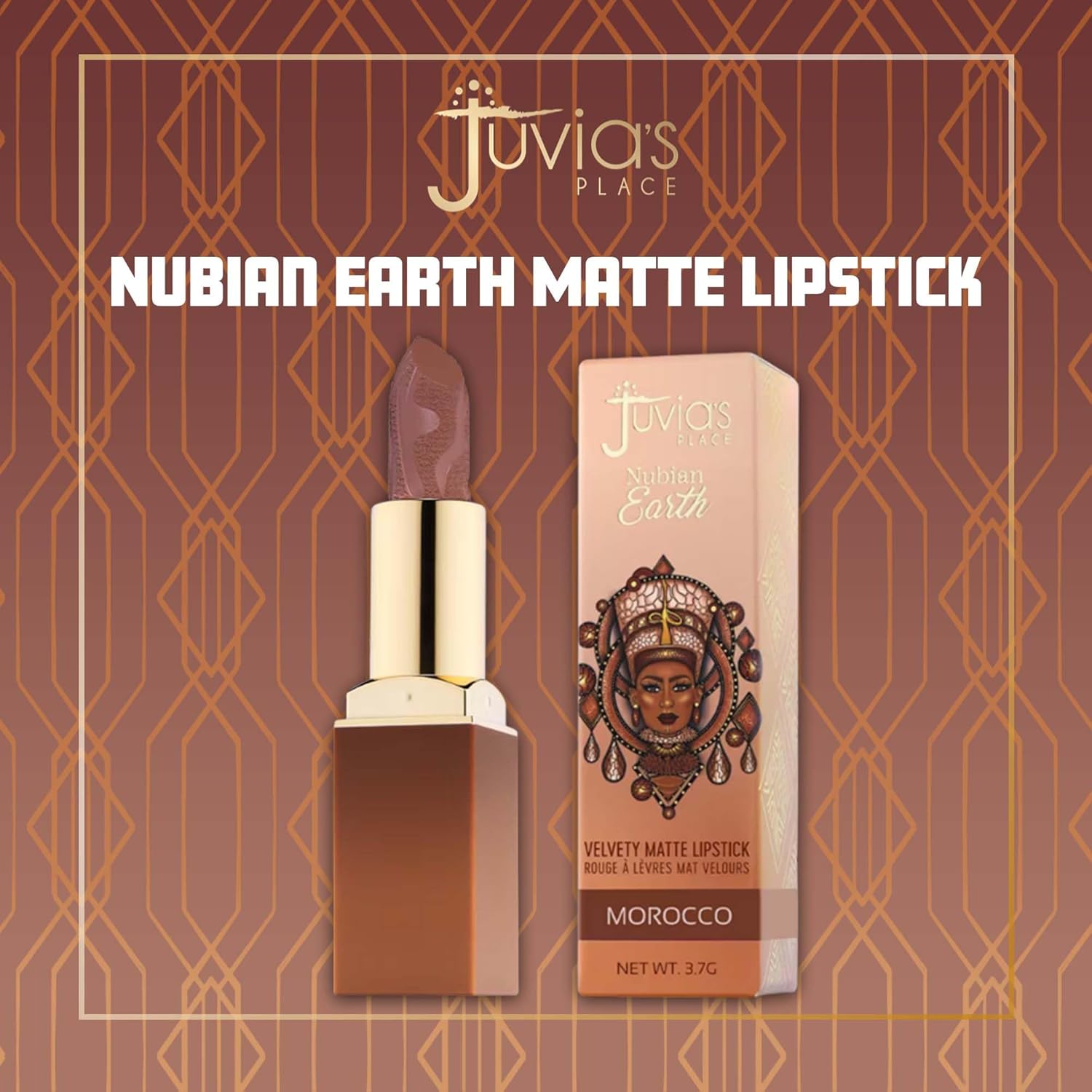 Juvia'S Place Nubian Earth Matte Lipstick Soil - Long Lasting Makeup Moisturizing Lip Color Shades Richly Pigmented Smooth Finish Stay Smudge Proof Beauty Fresh Look Bright Hyaluronic Acid Balm : Beauty & Personal Care