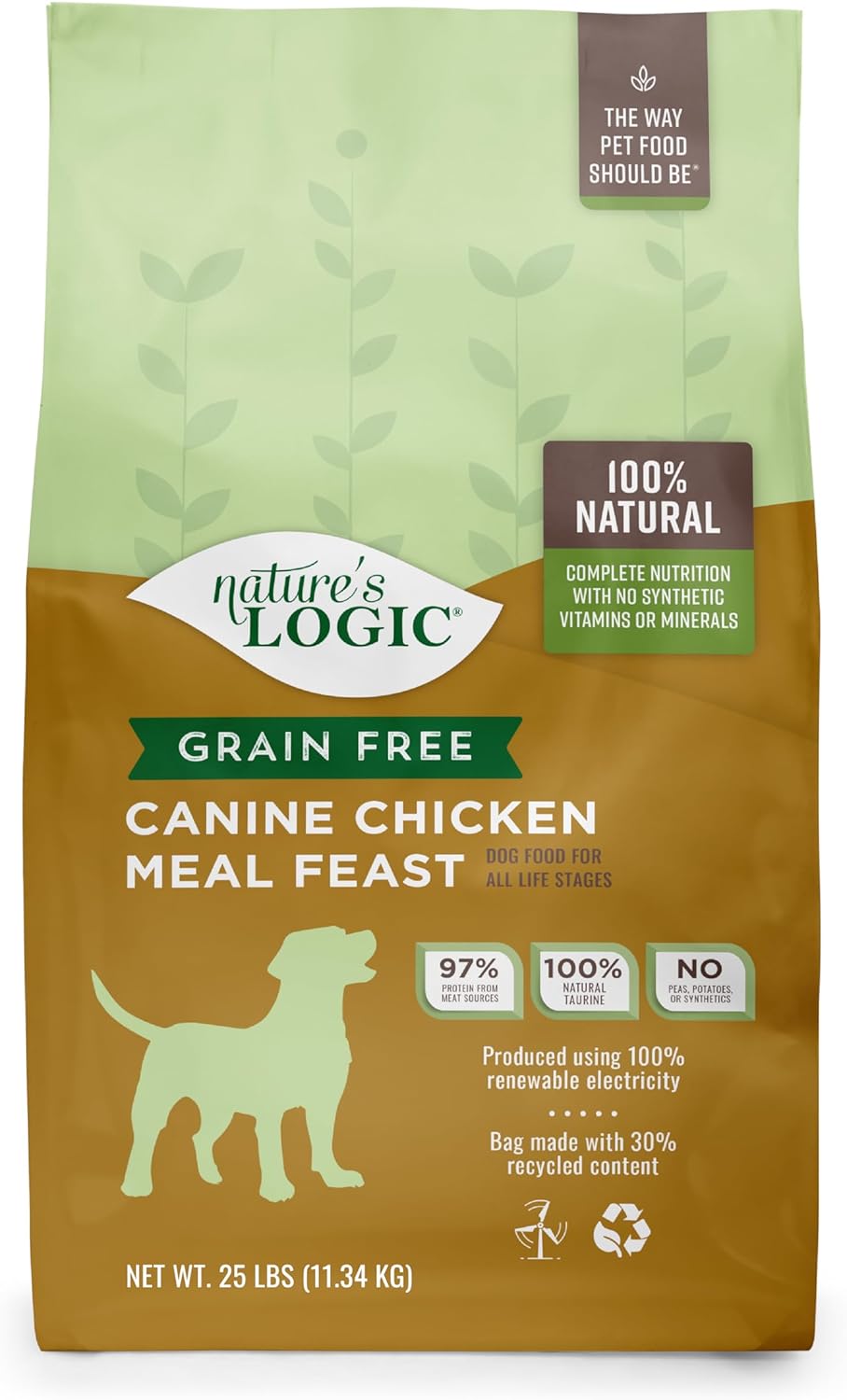 Nature'S Logic Grain Free Chicken Meal Feast, 25Lbs