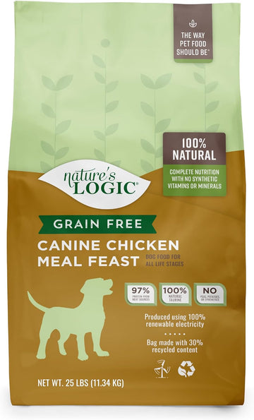 Nature'S Logic Grain Free Chicken Meal Feast, 25Lbs