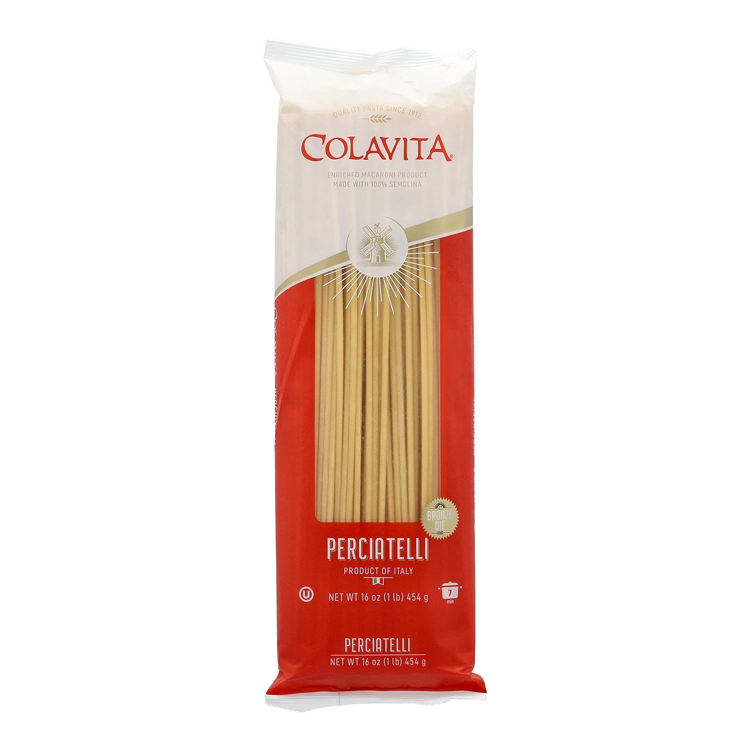 Colavita Pasta - Perciatelli, 1 Pound - Pack of 20