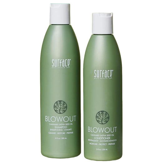 Surface Hair Blowout Shampoo/Conditioner Bundle for Women and Men - Organic Conditioner with Babassu Oil - Premium Volumizing Hair Products : Beauty & Personal Care