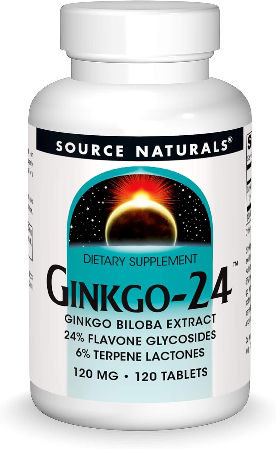 Source Naturals - Ginkgo 24, 120 mg