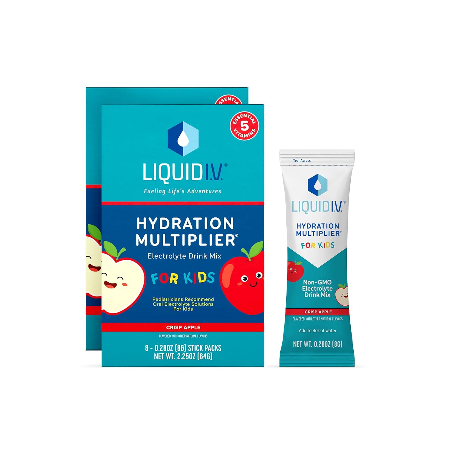 Liquid I.V. Hydration Multiplier Kids - Crisp Apple - Hydration Powder