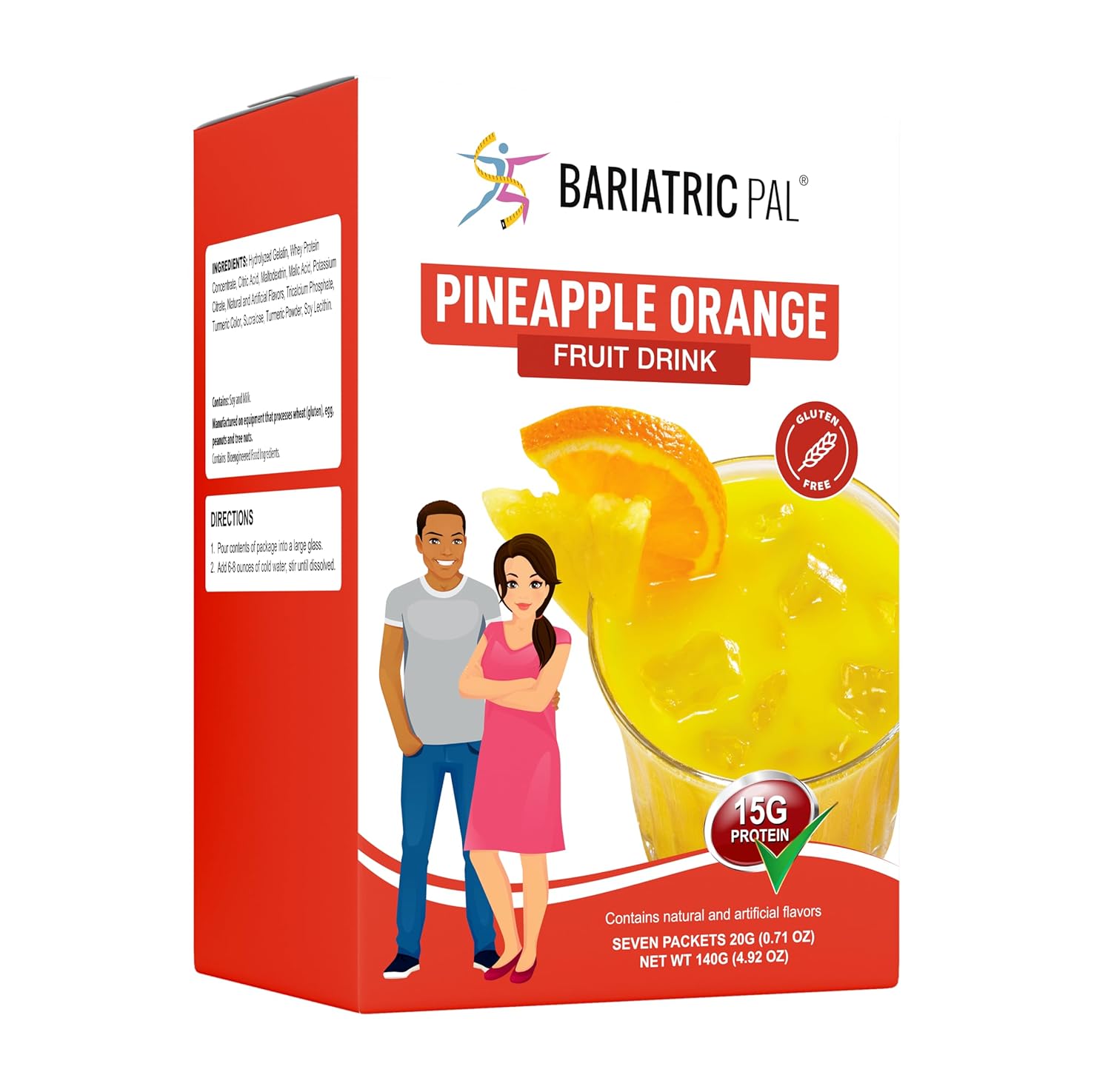 BariatricPal Fruit 15g Protein Drinks - Pineapple Orange (1-Pack)