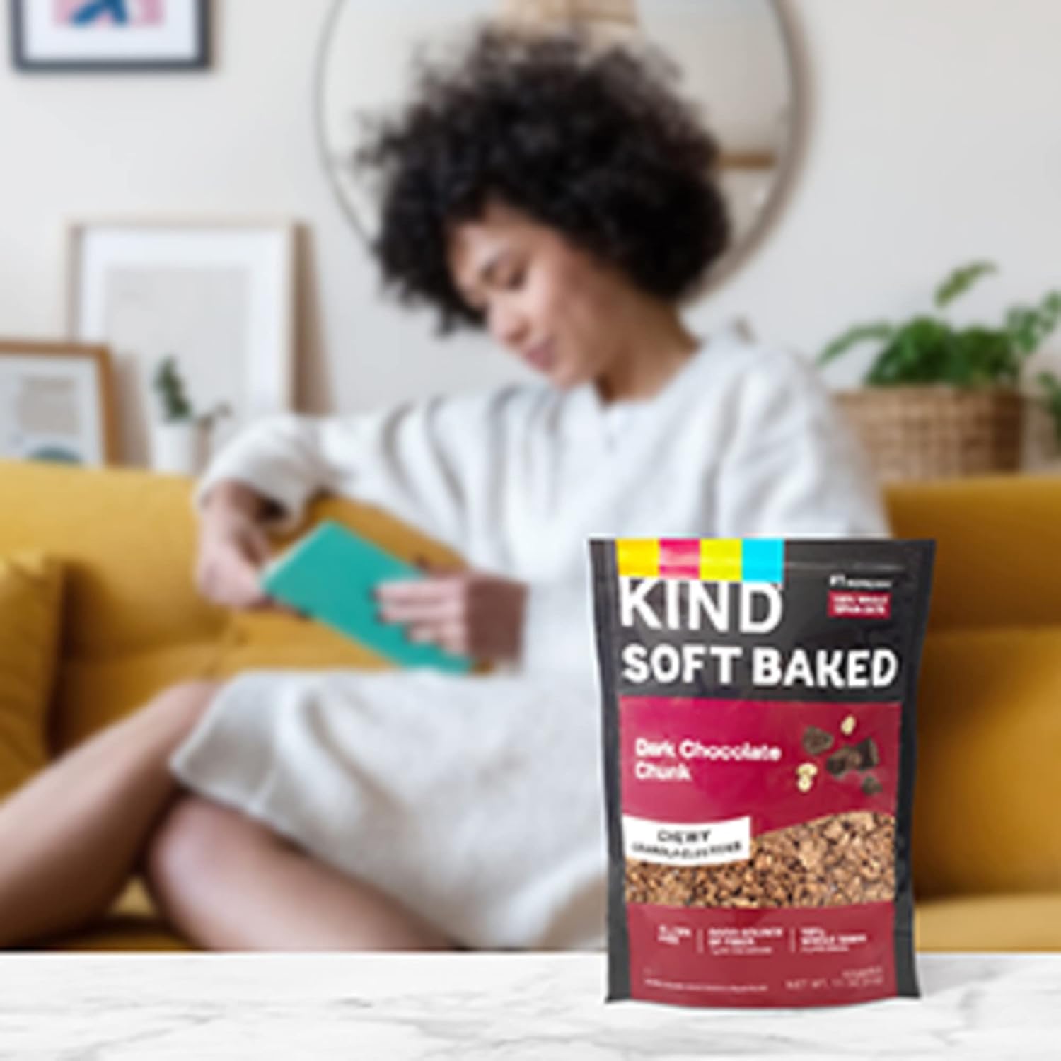 Kind Soft Baked Granola, Dark Chocolate Chunk, 5 Count