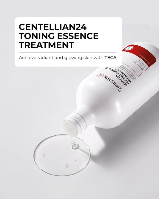 Centellian 24 Toning Essence Treatment & Madeca Cream (Season 4, 1.7+1.7Fl Oz) - Centella Moisturizer For Dry & Sensitive Skin. Teca, Centella Asiatica, Niacinamide, Madecassoside, Korean Skin Care