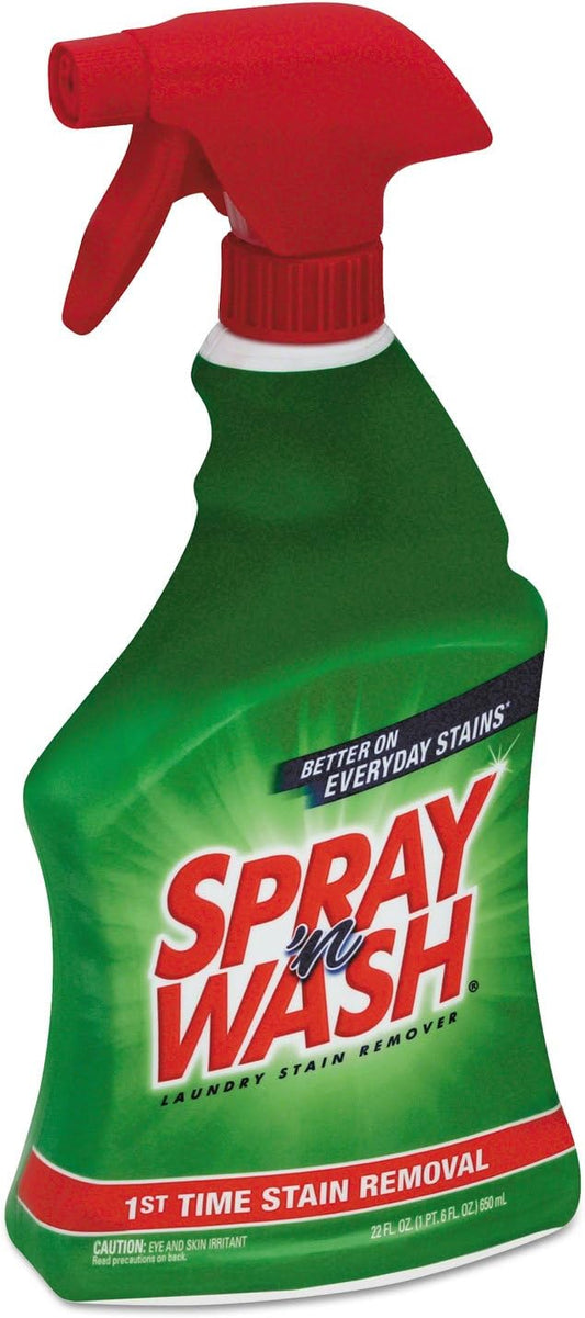 Spray N Wash 22OZ, 22 Fl Oz (Pack of 1), Green, Red Laundry Stain Remover : Health & Household