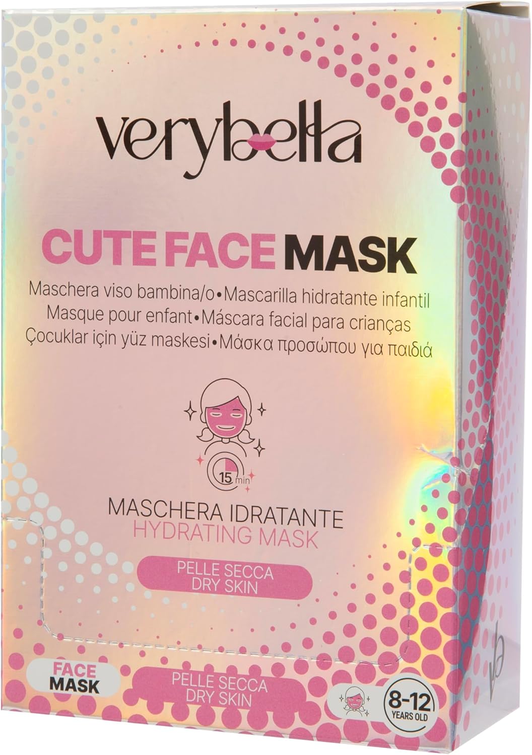 Very Bella Cute Face Mask – Gentle Skincare Mask For Kids Aged 6+ – Fun & Soothing Beauty Treat With Adorable Design – Ideal For Pamper Sessions, Spa Play & First Skincare Experiences