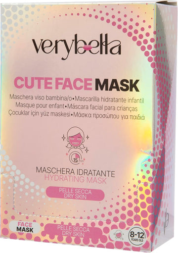 Very Bella Cute Face Mask – Gentle Skincare Mask For Kids Aged 6+ – Fun & Soothing Beauty Treat With Adorable Design – Ideal For Pamper Sessions, Spa Play & First Skincare Experiences