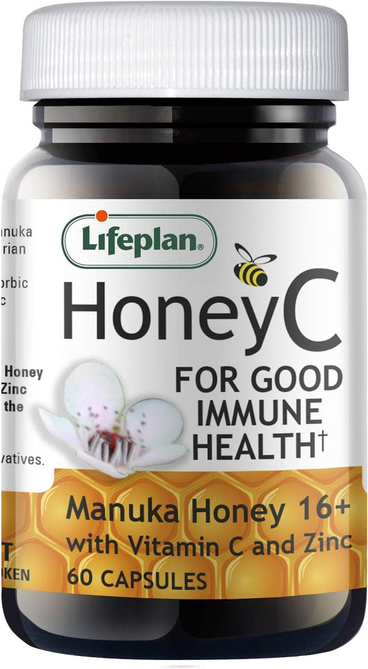 Lifeplan Honey C with Vitamin C & Zinc Capsules x 30. for Normal Immune System Function : Amazon.co.uk: Health & Personal Care