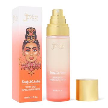 Juvia'S Place Ready, Set, Sealed Setting Spray, 95Ml - Infused W/Skin-Loving Antioxidants & Fruit Extracts, Satin Matte Finish Makeup Setting Spray, Shine Reducing & Hydrating Finishing Spray Makeup