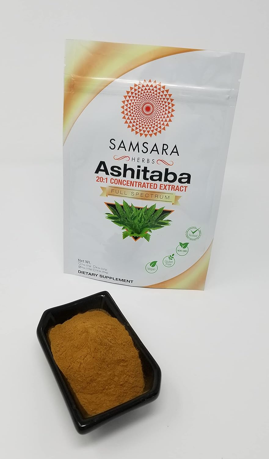 Samsara Herbs Ashitaba Extract Powder (16oz/454g) 20:1 Concentrated Extract : Health & Household
