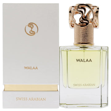 Swiss Arabian Walaa - Luxury Products From Dubai - Long Lasting, Addictive Personal Edp Spray Fragrance - Seductive Signature Aroma - 1.7 Oz