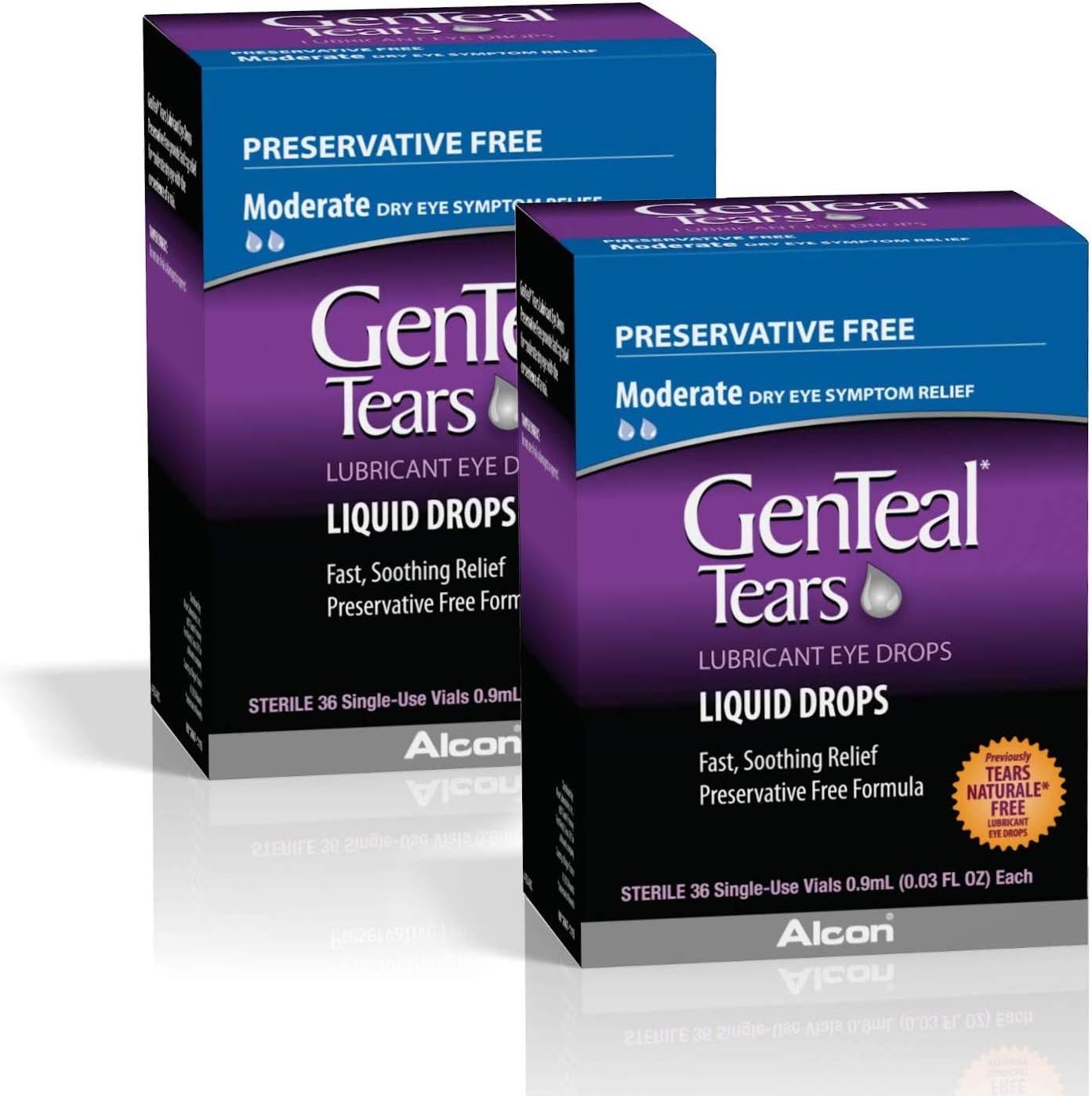 Genteal Moderate Dry Eye Relief, Lubricant Eye Drops - .5 Fl Oz