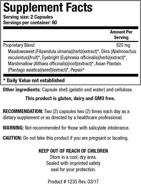 Biotics Research Hcl-Ease Doctor-Formulated Botanical Blend Plus Pepsin, Healthy Digestion, Gastric And Esophageal Comfort. 120 Capsules