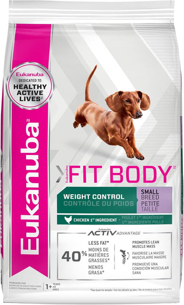 Eukanuba Fit Body Weight Control Small Breed Dry Dog Food, 15 Lb