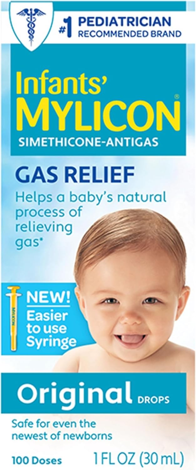Mylicon Gas Relief Drops For Infants And Babies, Original Formula, 0.5 Fluid Ounce