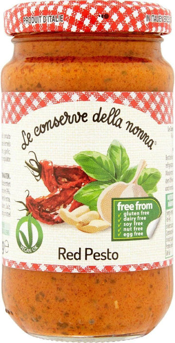 Le Conserve Della Nonna Lbv Red Pesto Sauce 185G (Pack Of 3)