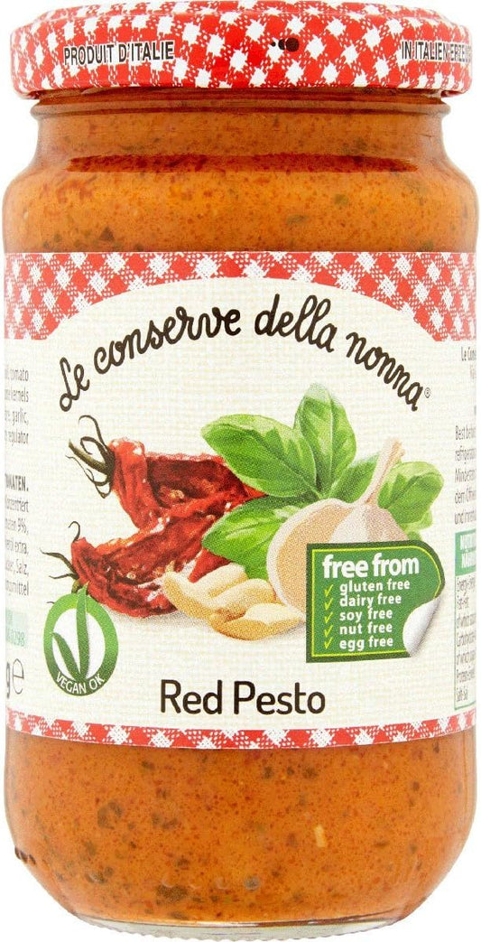 Le Conserve Della Nonna Lbv Red Pesto Sauce 185G (Pack Of 3)