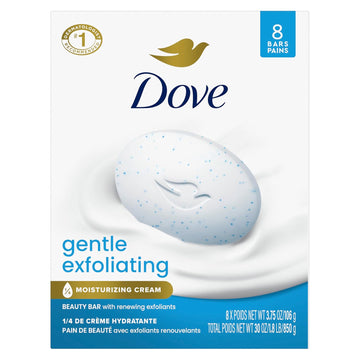 Dove Beauty Bar Soap Pink Rosa, 8 Bars For Soft, Smooth Skin, Cleans & Moisturizes 3.75 Oz
