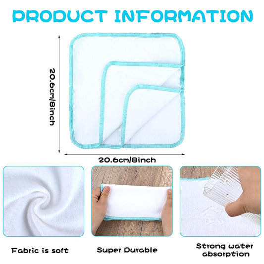 Vaipi 100 Pack Flannel Cloth Baby Wipes With Dispenser Reusable Baby Wipes Washable Natural Soft And Skin-Friendly Cloth Wipes Reusable Tissues Hand Washcloth For Cloth Diapers 8X8 Inch