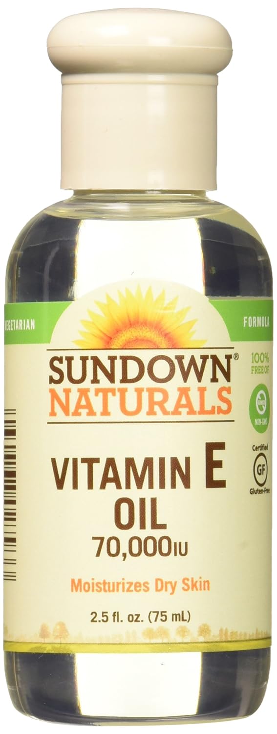 Sundown Pure Vitamin E Oil 70,000 IU by Sundown Naturals,2.5  (Pack of 2)