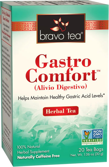 Bravo Tea Gastro Comfort Caffeine Free 20 Tea Bags