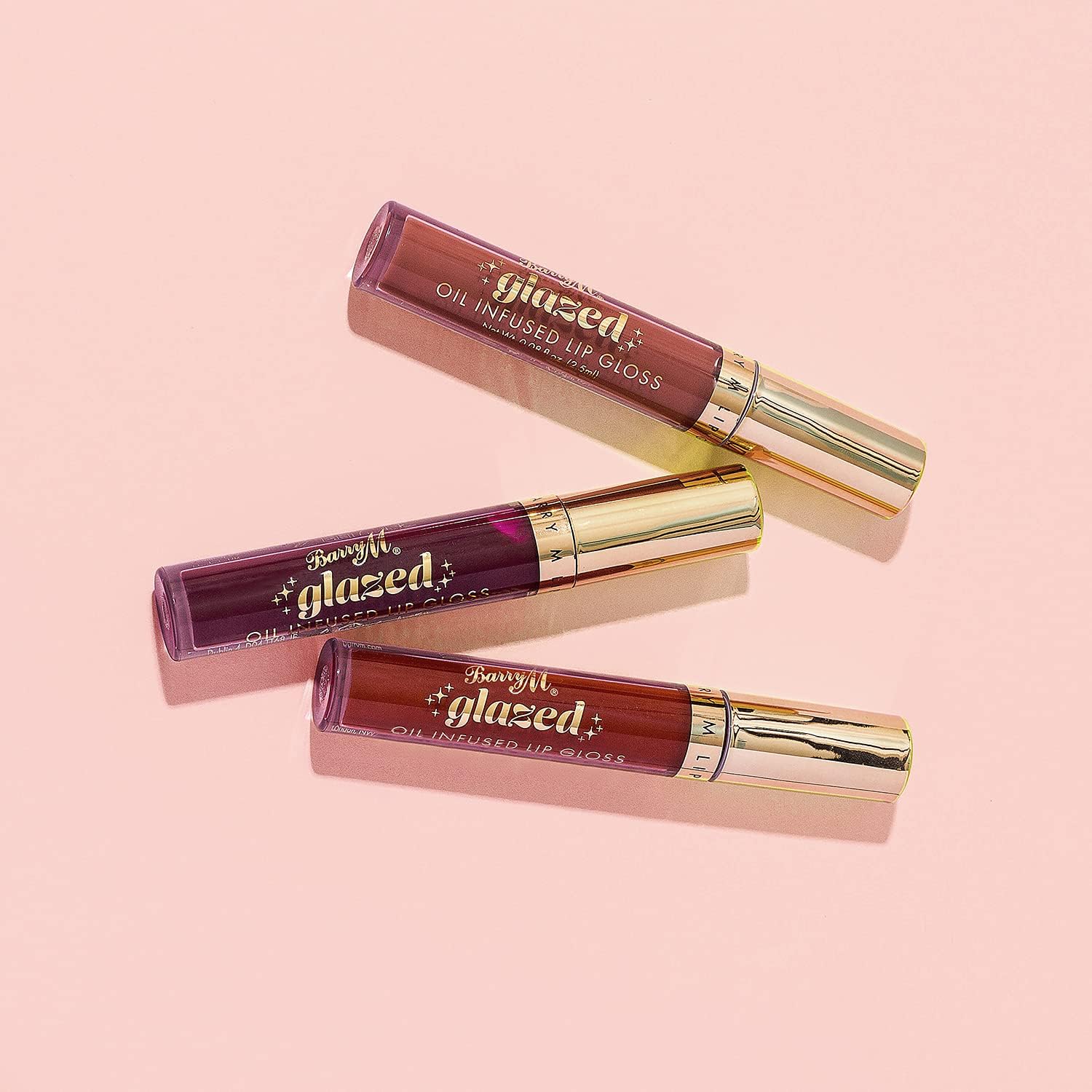 Barry M Glazed Oil Infused Red Lip Gloss, So Intriguing, Red, infused with plum and almond oil : Amazon.co.uk: Beauty