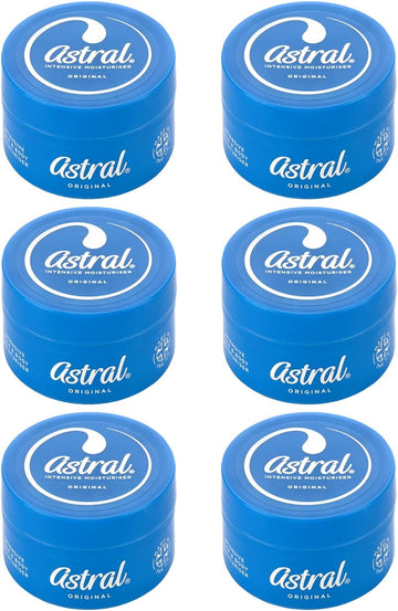 Astral Face & Body Intensive Moisturiser Cream 50Ml (Pack Of 6)