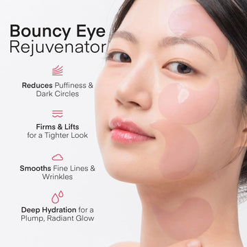 Terez & Honor Vitamin C Eye Patches - Brightening & Glowing Under Eye Mask With Tranexamic Acid, Caffeine, Hyaluronic Acid - Dark Circles, Puffiness & Wrinkles Korean Hydrogel Treatment, 60 Pcs