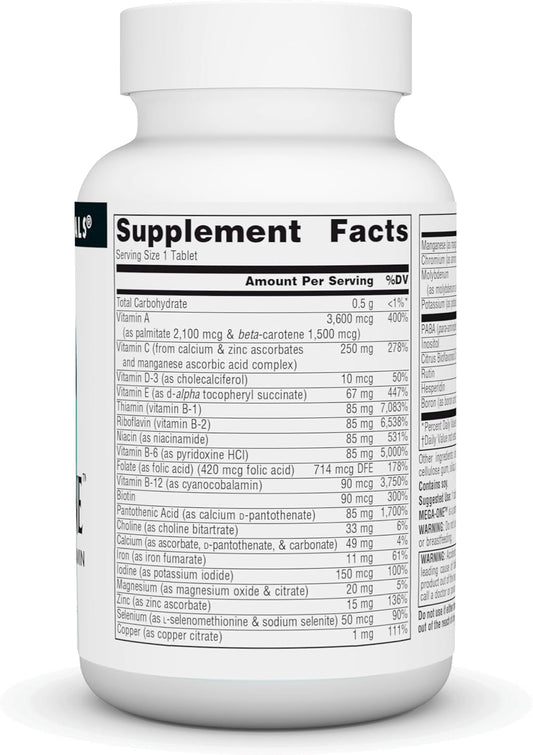 Source Naturals Mega-One Multi-Vitamin With Minerals* - 30 Tablets