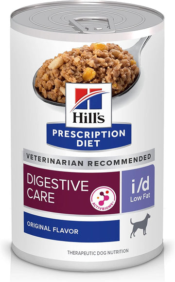 Hill'S Prescription Diet I/D Low Fat Digestive Care Original Flavor Wet Dog Food, Veterinary Diet, 13 Ounce (Pack Of 12)