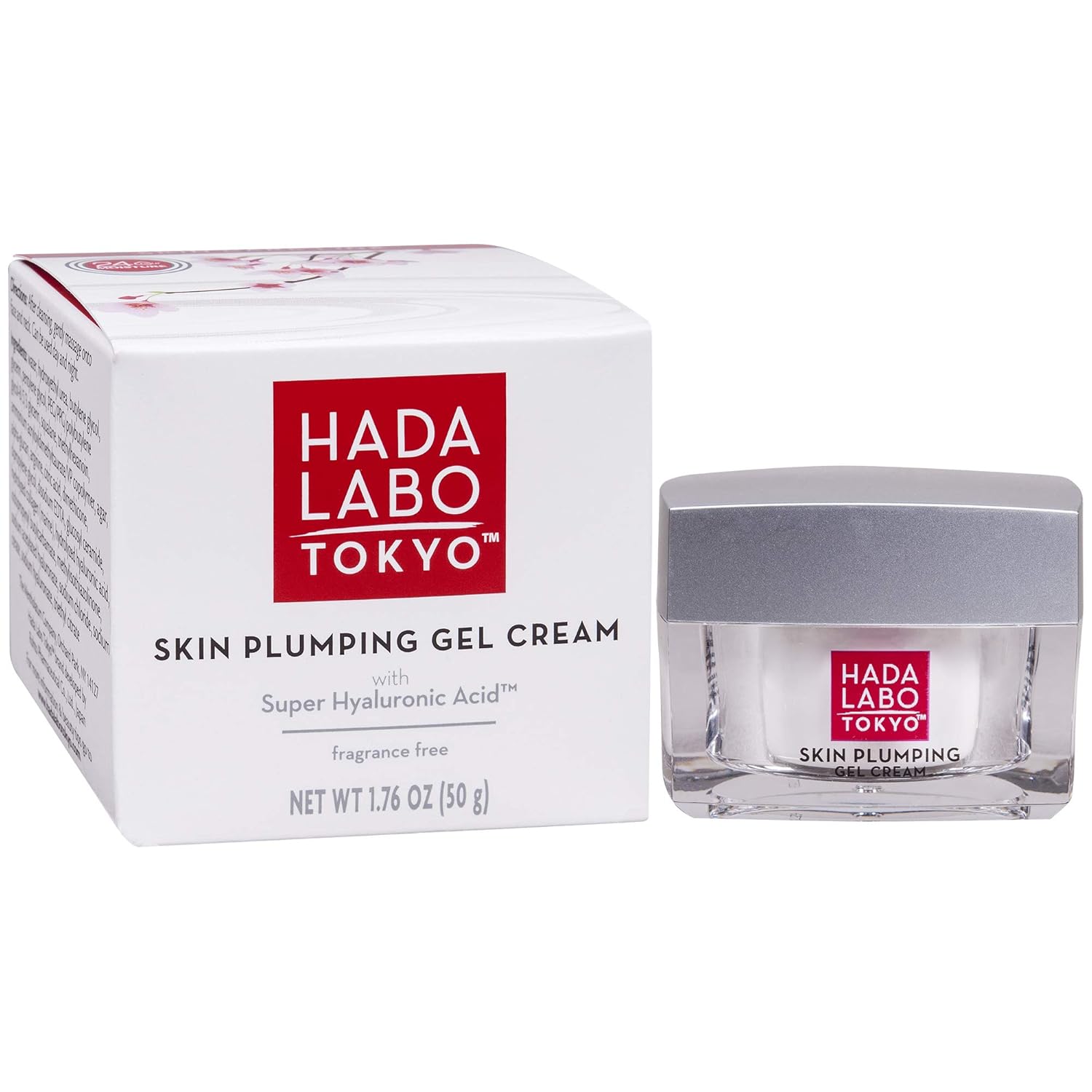 Hada Labo Tokyo Anti-Aging Overnight Treatment, Hyaluronic Acid Night Cream For Intense Hydration, Skin Renewal With Collagen, Japanese Honeysuckle, Soy Peptides, Moisturizing Face Cream, 1.76 Oz