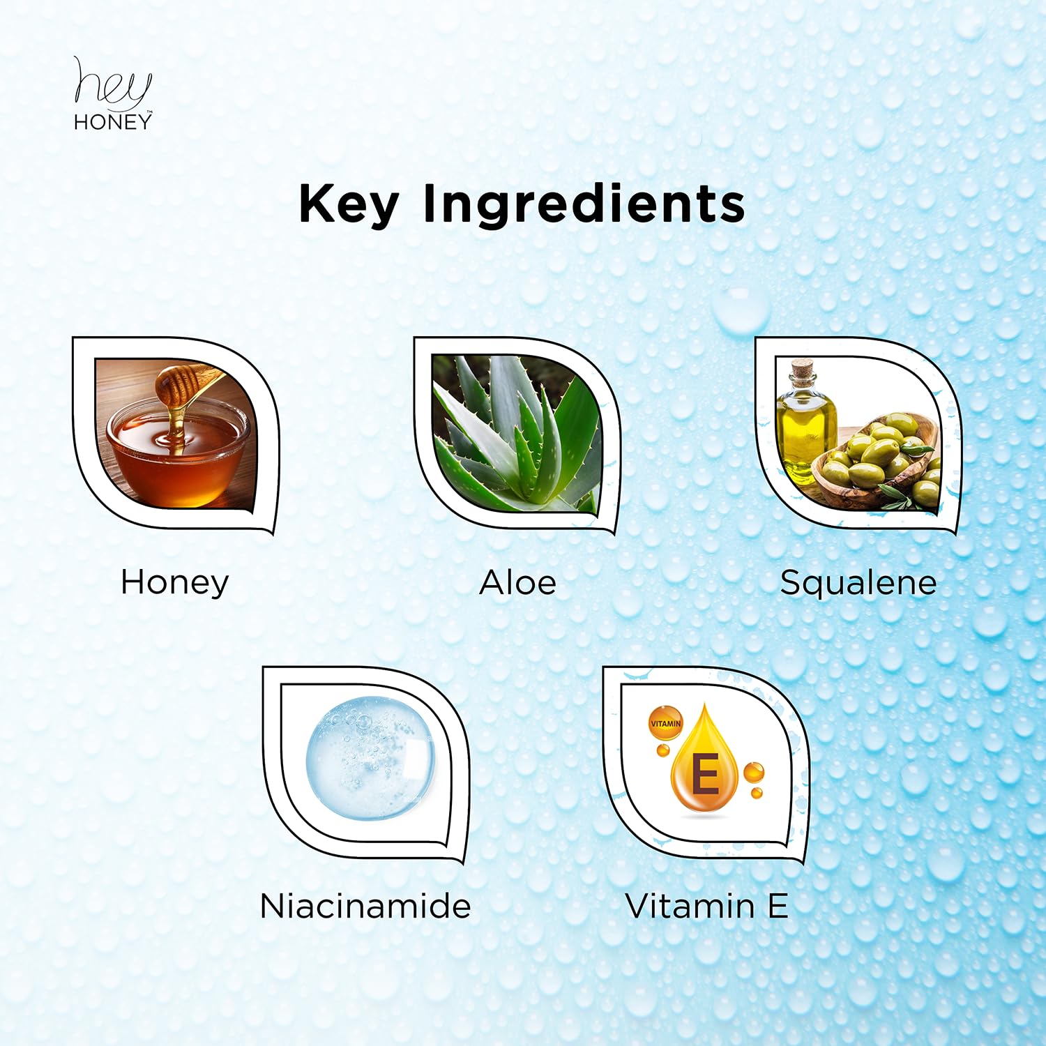 Hey Honey Skincare Make A Splash | Intense Hydrating Niacinamide Aqua Face Serum | Intense Hydration With Anti-Aging Benefits | 1.5 Oz : Beauty & Personal Care