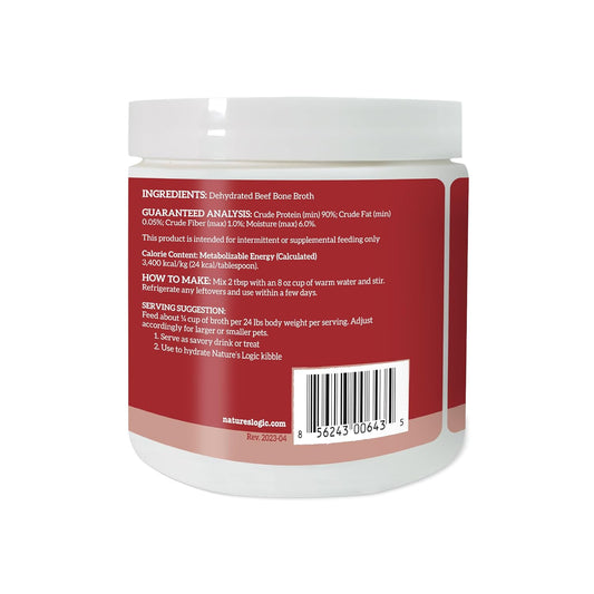 Nature'S Logic Dehydrated Beef Bone Broth, 6Oz