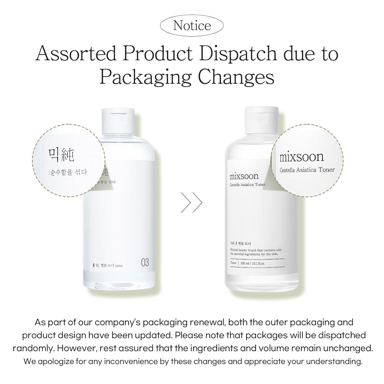 Mixsoon Centella Asiatica Toner 10.14 Fl Oz / 300 Ml : Beauty & Personal Care