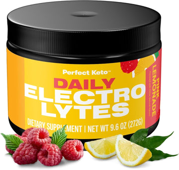 Perfect Keto Electrolytes Hydration Powder | Supports Hydration, Recovery & Healthy Immune System | Sugar Free, Low Carbs, Calories Or Fillers | Keto-Friendly & Non-Gmo (Black Cherry)