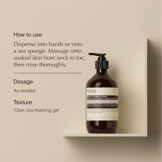 Aesop Coriander Seed Body Cleanser | Refreshing & Invigorating | Spicy, Woody, Warm | 16.9 Oz / 500Ml