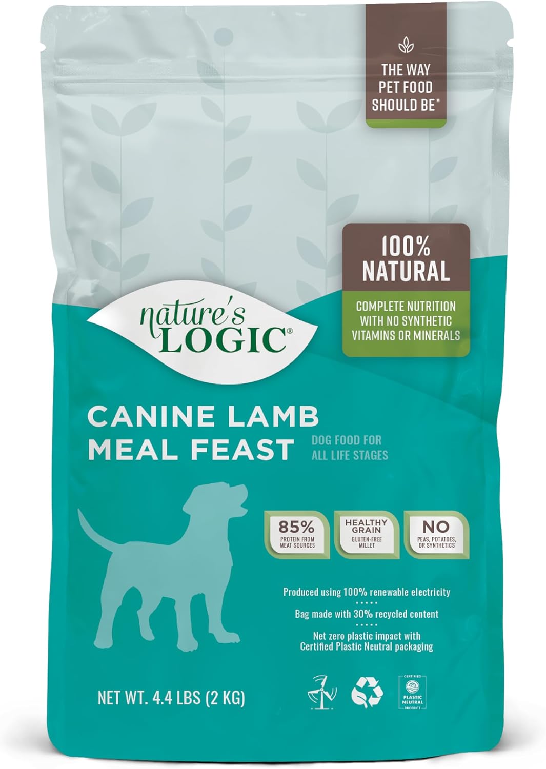 Nature'S Logic Canine Lamb Meal Feast, 4.4Lbs