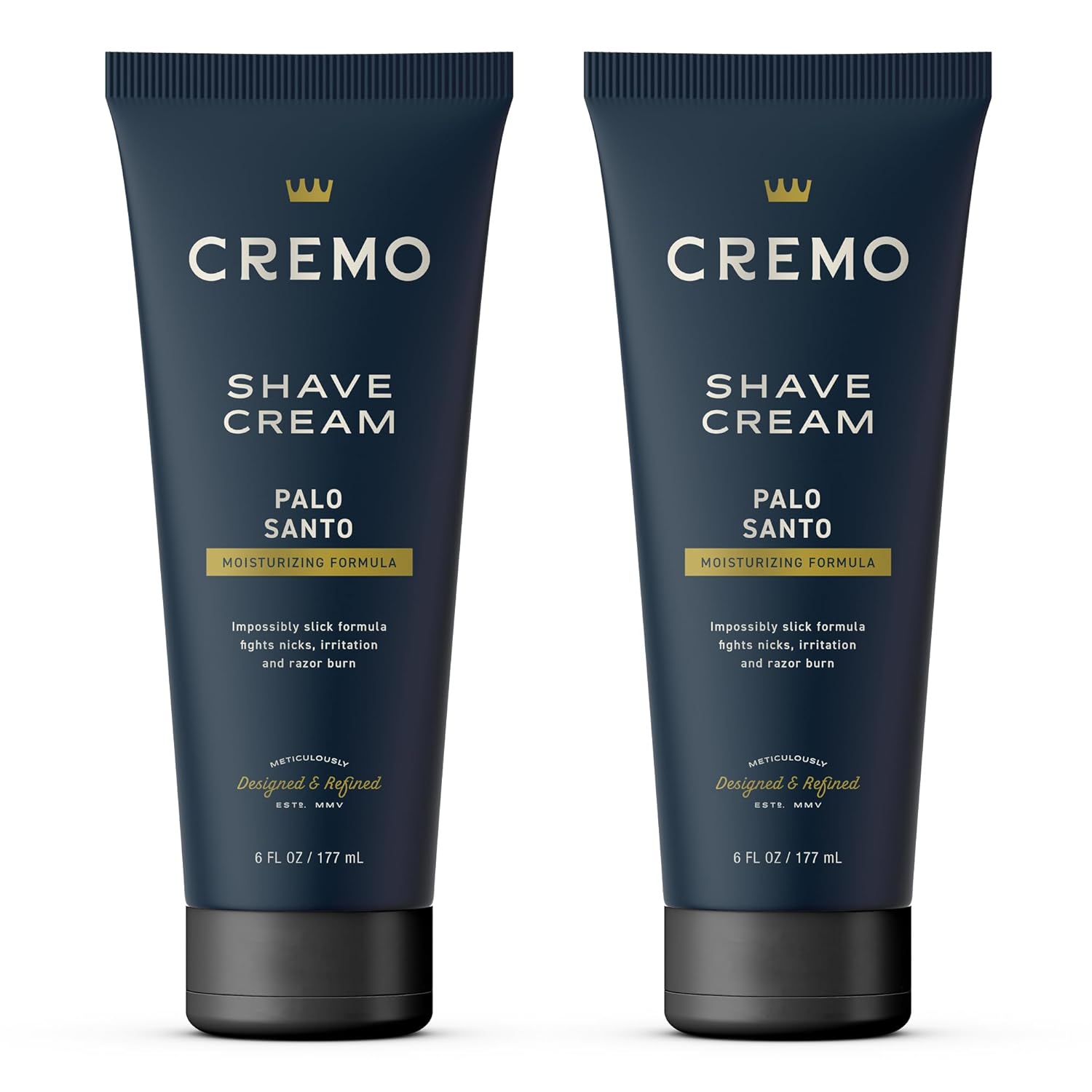 Cremo Barber Grade Palo Santo (Reserve Collection) Shave Cream, Astonishingly Superior Ultra-Slick Shaving Cream Fights Nicks, Cuts And Razor Burn, 6 Fl Oz (2 Pack)