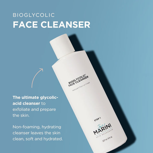 Jan Marini Skin Research Bioglycolic Face Cleanser - Facial Wash For Oily, Dry & Combo Skin - Personal Face Skincare - Skin Cleanser For Beauty & Personal Care - 8 Fl Oz