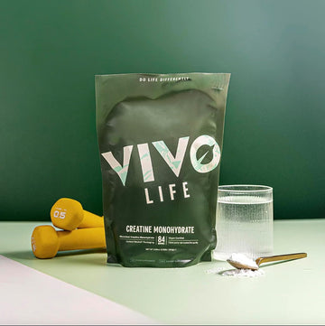 Vivo Life - Creatine Monohydrate Powder Micronised - Vegan, Unflavoured (8.8 Oz, 84 Servings)