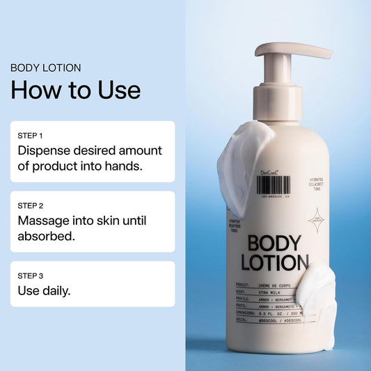 Dedcool Body Lotion Taunt – Lightweight, Deeply Hydrating Formula With Ceramides, Snow Mushroom & Meadowfoam Oil, Regular/Full Size