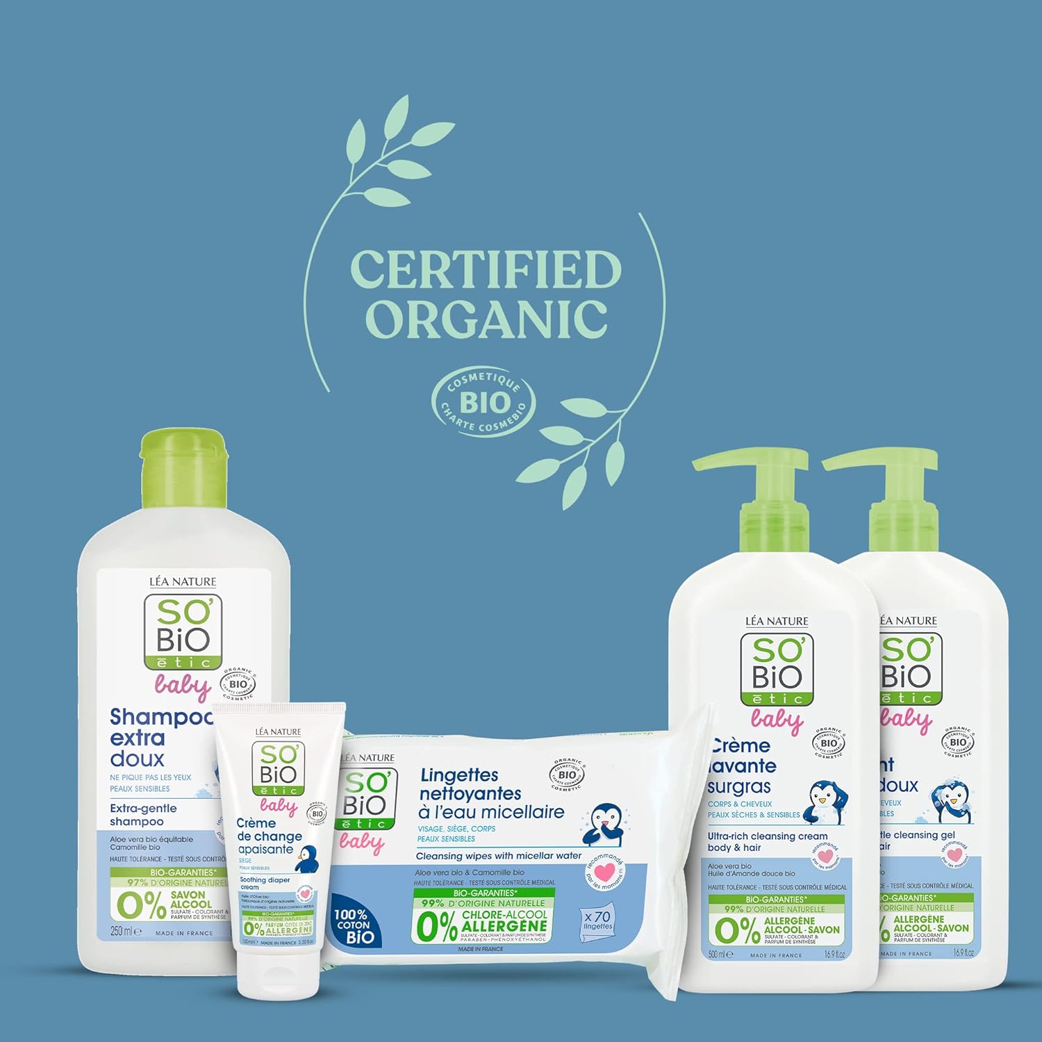 So'Bio Étic Body & Hair Wash Cream 500 Ml