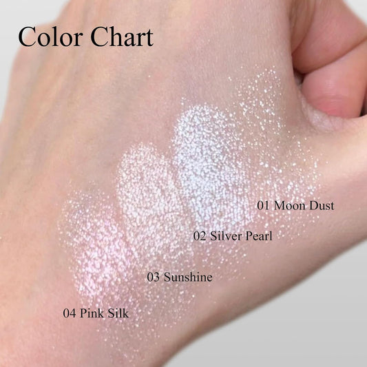Kyda Highlighting Stick, Diamond Glitter Highlighter Makeup, Long-Lasting Wear Shimmer Eyeshadow Stick Eye Brightener Makeup-02