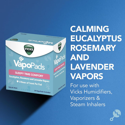 Vicks 20 Count Vapopads, White