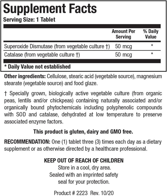 Biotics Research Dismuzyme Plus High Antioxidant Activity, Supports Immune System, Comfort And Joint Flexion, 180 Tablets