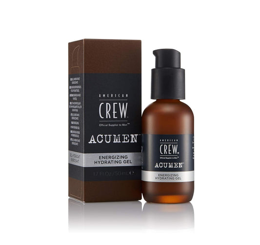 American Crew Men's Moisturizing Gel and Essential Travel Kit with Shampoo, Shave Cream, Gel by American Crew Acumen