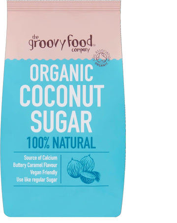 The Grrovy Food Company Organic Coconut Sugar, 500G, 1 Pack